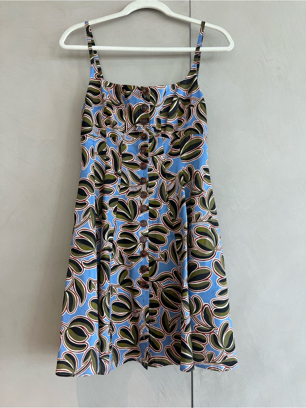 La Ligne Alba Blue Multi-Color Patterned mini dress